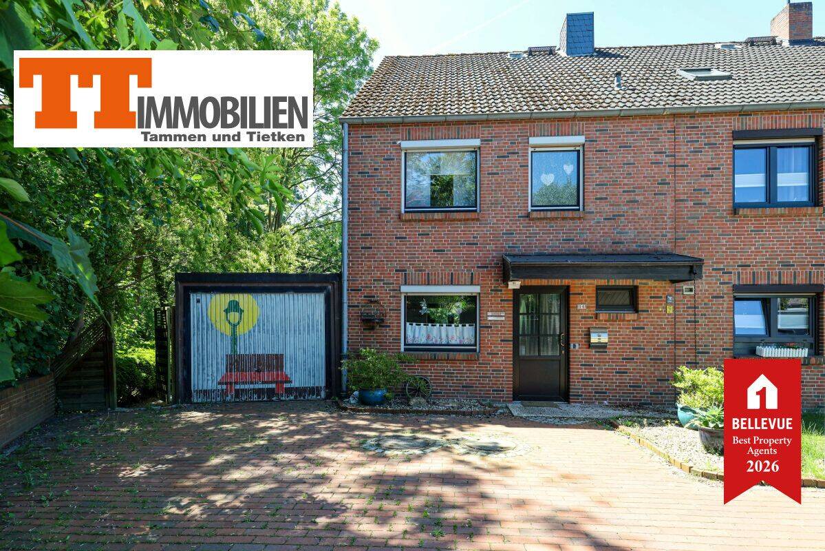TT: Wohnen, wo die Natur Zuhause ist – Traumhaftes Reihenendhaus direkt am Wasser!, 26389 Wilhelmshaven