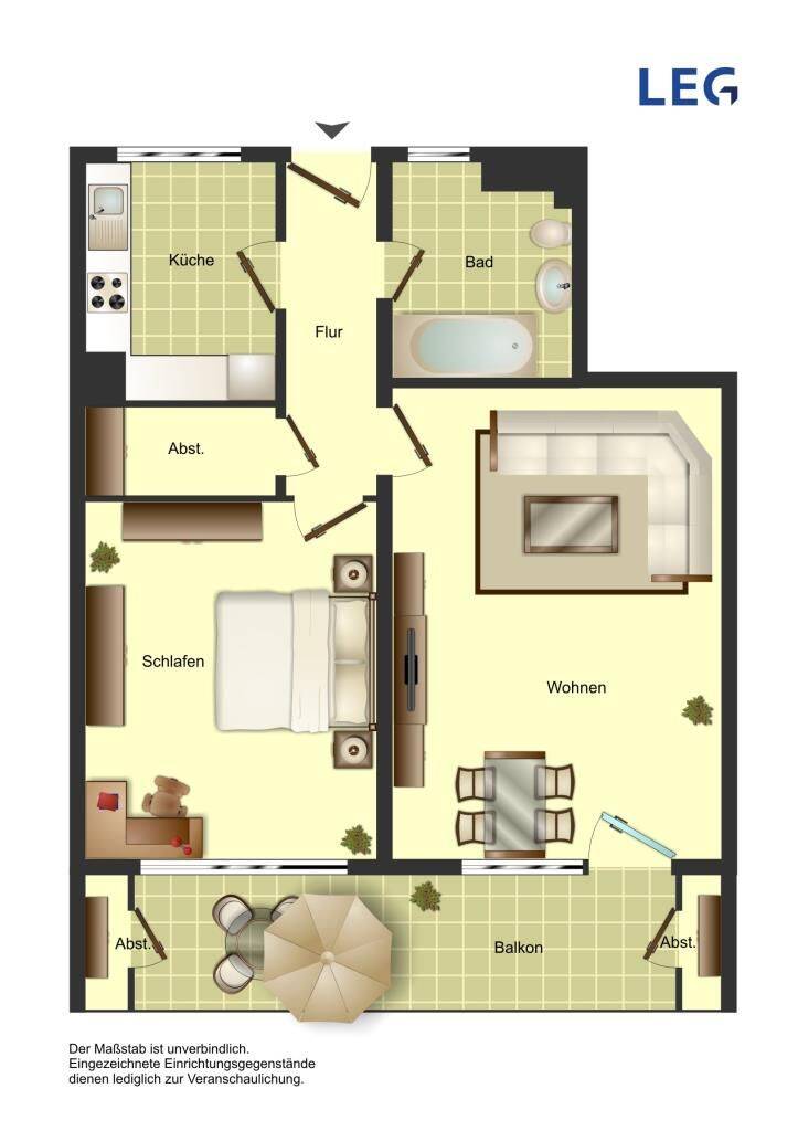 2-Zimmer-Wohnung in Minden Innenstadt, 32427 Minden