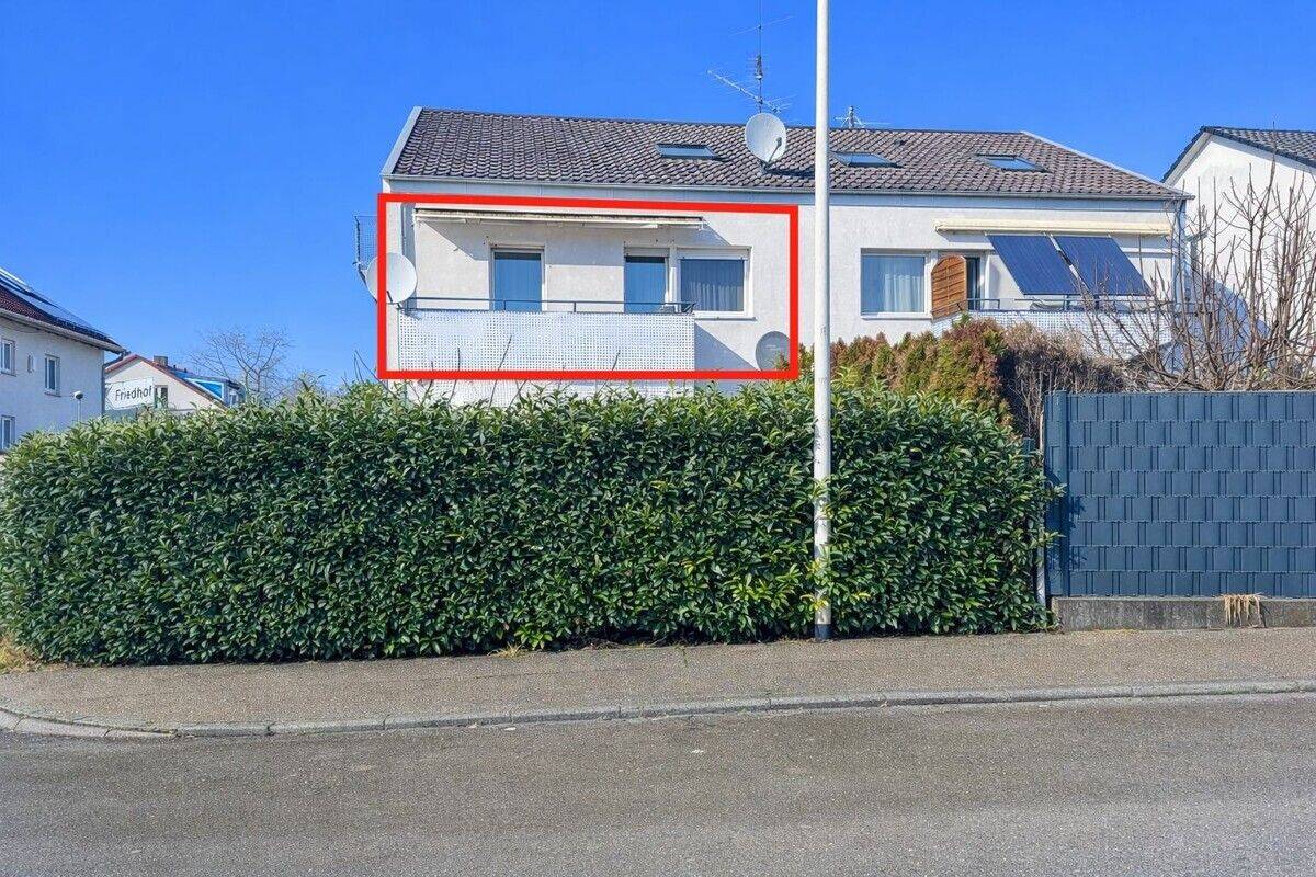 Helle, vermietete 3-Zimmer-Wohnung mit Süd-Balkon in Waiblingen-Hohenacker, 71336 Waiblingen