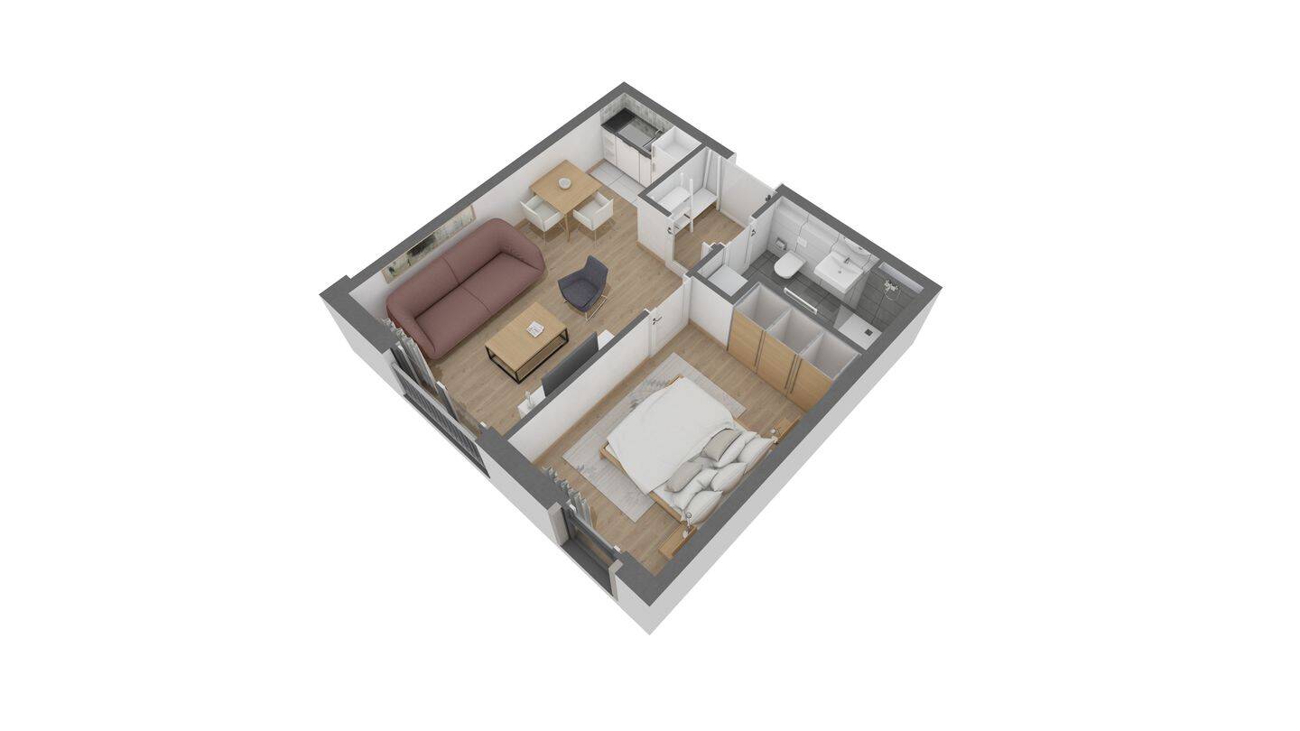 Attraktive 2 Zimmer-Wohnung im 1. OG, 63075 Offenbach am Main (Bürgel Offenbach am Main Rumpenheim Waldheim)