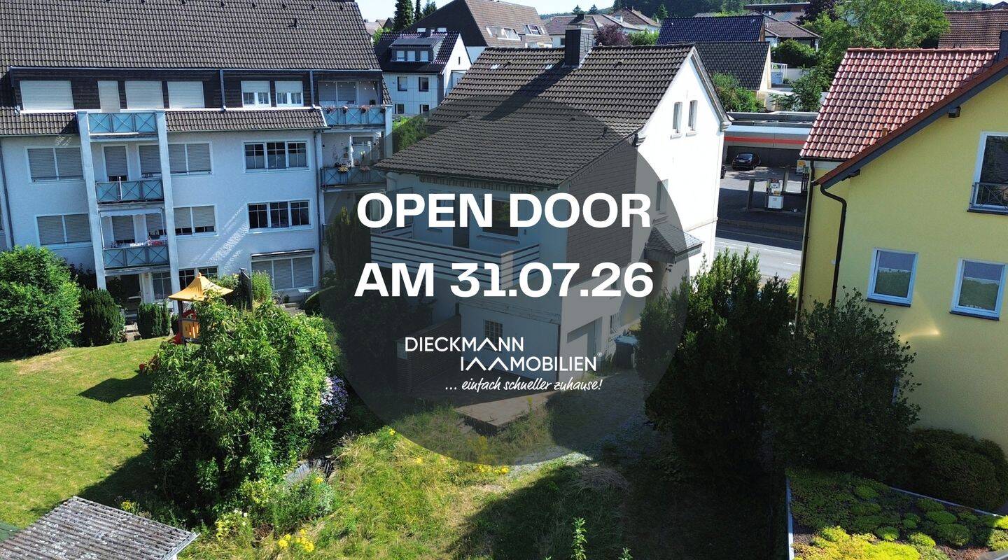 OPEN DOOR am 31.07.26 von 16-18 Uhr – Einfamilienhaus mit großem Kaufgrundstück in Menden Mitte!, 58706 Menden (Sauerland)