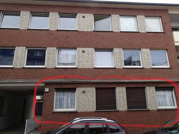 KR-Vinzenz-Str. 23, Erdgeschoss, ca.35qm, Apartment (1 Zi,KDB);, 47799 Krefeld (Bockum Cracau Stadtmitte)