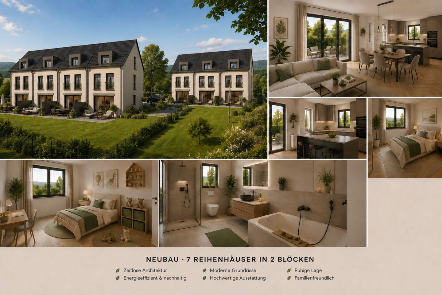 Neubau-Reihenhaus mit Garten & voller Mitgestaltung – Erstbezug 2027 in Schöntal-Westernhausen, 74214 Schöntal