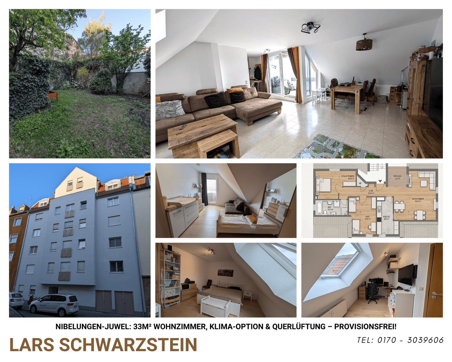 NIBELUNGEN-JUWEL: 33M² WOHNZIMMER, KLIMA-OPTION & QUERLÜFTUNG – PROVISIONSFREI!, 90461 Nürnberg