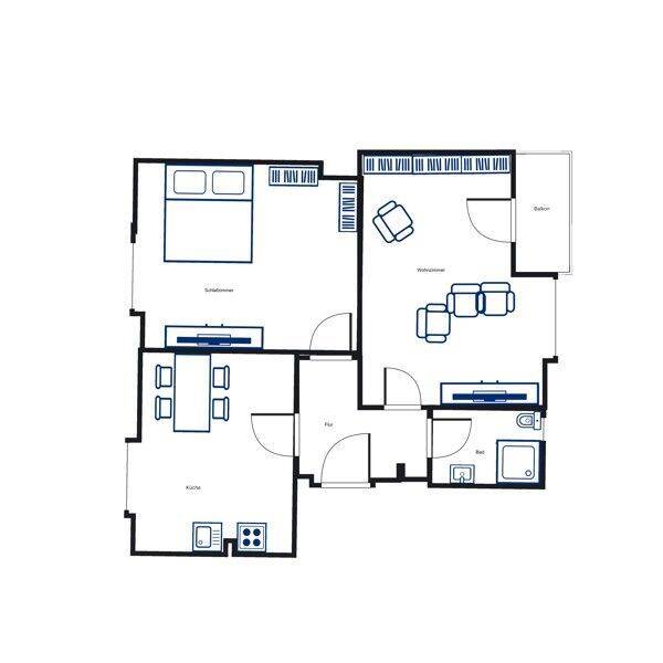 Attraktiv! Interessante 2-Zimmer-Wohnung, 13409 Berlin (Reinickendorf Gesundbrunnen Wedding)