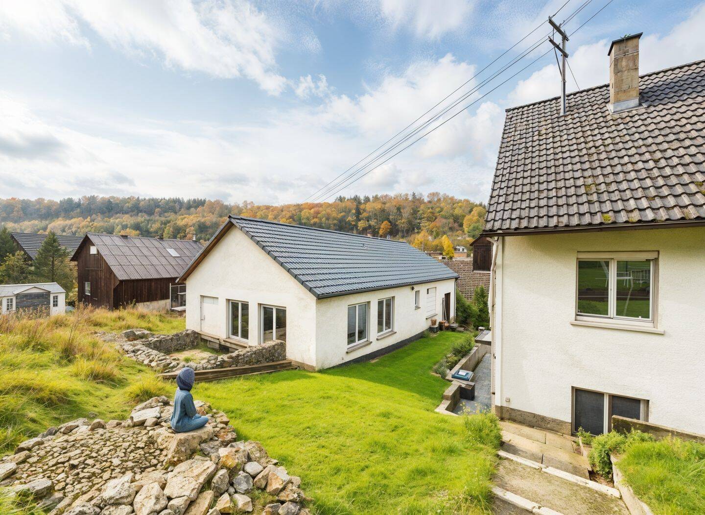 Zwei Häuser mit Garten, Wellness- und Gewerbebereich, perfekt für Mehrgenerationen, 72172 Sulz am Neckar