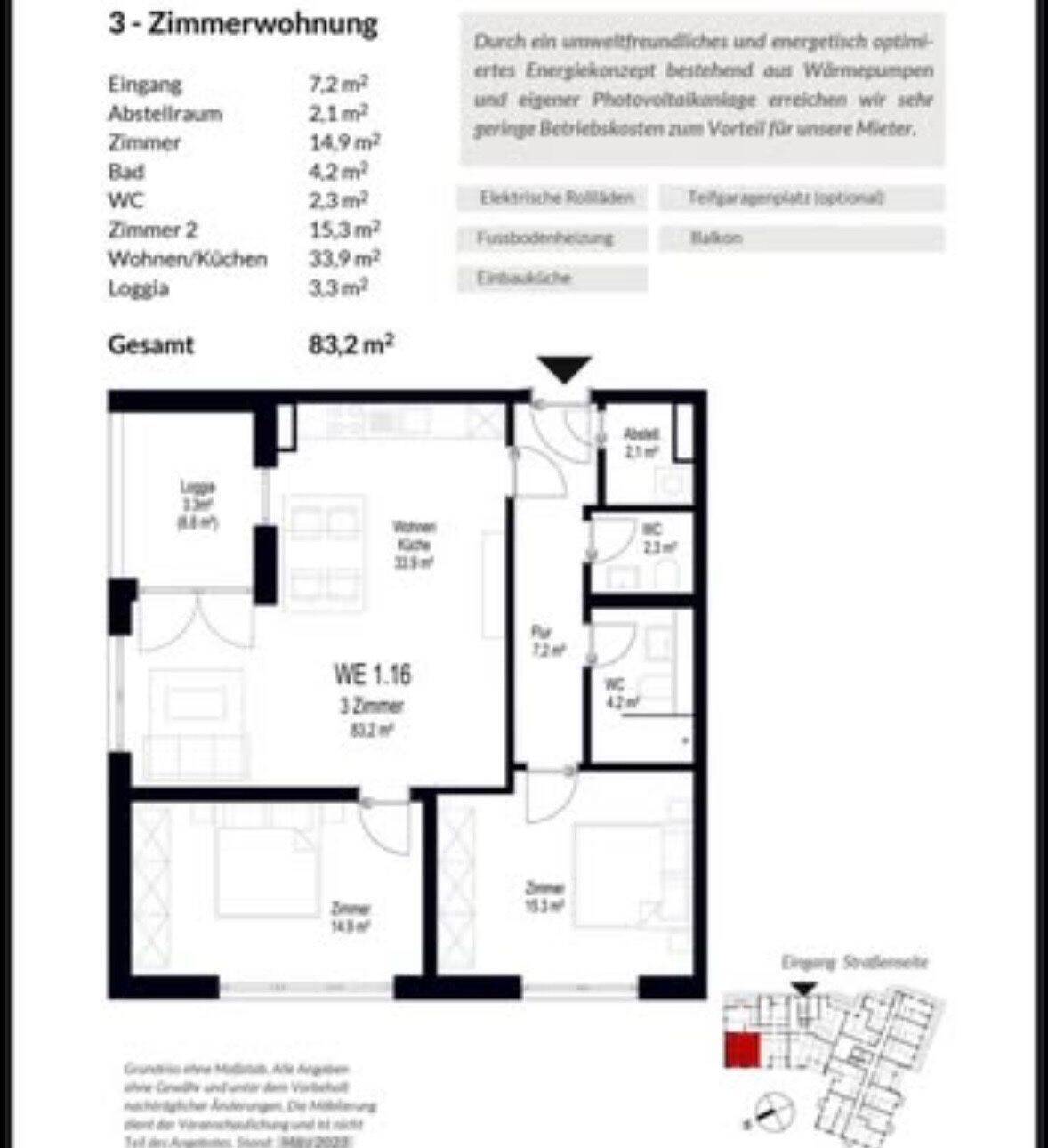 3-Room Apartment in Panketal (near Berlin) – Available from 1 September 2026, 16341 Panketal