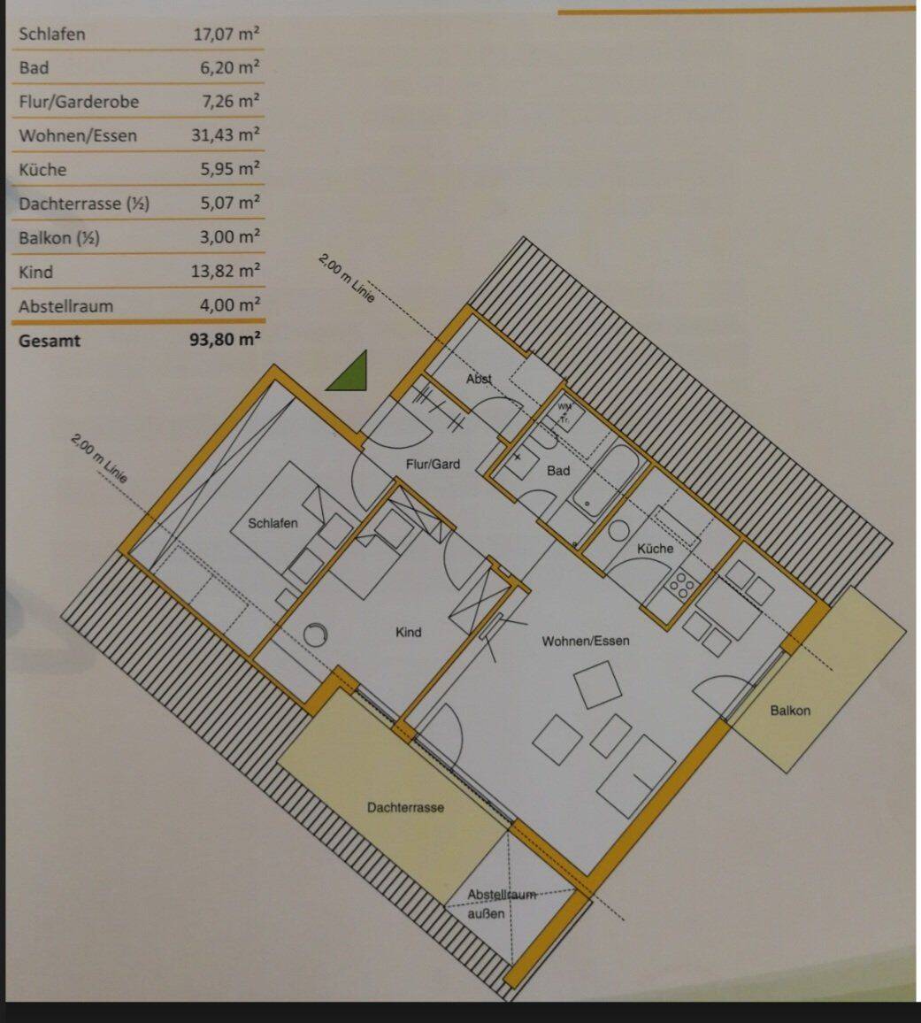 3,5-Zimmer DG-Wohnung mit Loggia und Balkon, 97076 Würzburg (Grombühl Lengfeld)