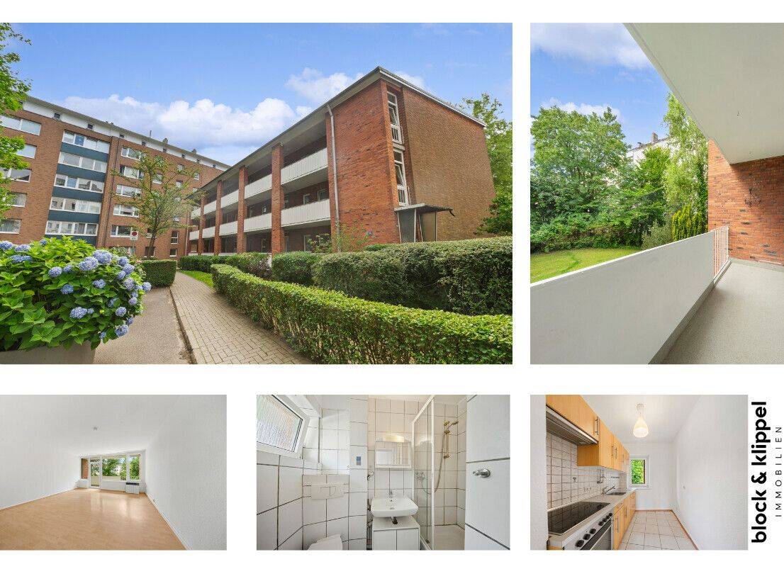 Wohnen an der Holtenauer Straße – 1-Zimmer-Wohnung mit Balkon, 24105 Kiel (Blücherplatz Brunswik Düsternbrook)