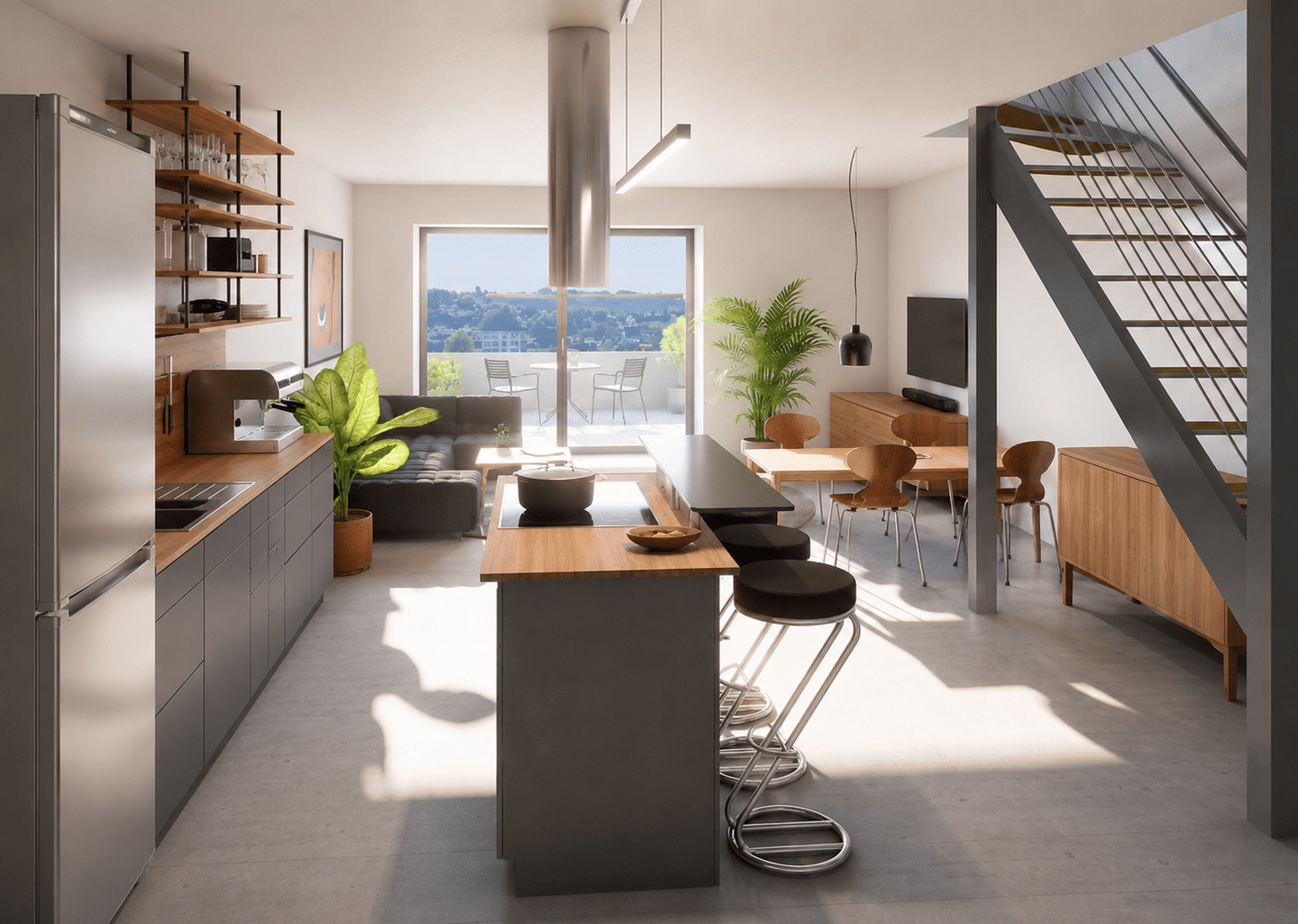 Tolle Maisonette-Wohnung mit Balkon auf jeder Etage, 66869 Kusel
