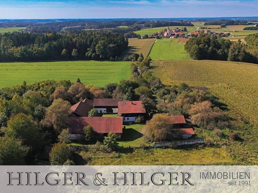 Schönste Alleinlage: Rottaler 4-Seithof auf ca. 4 ha – mehrere Wohneinheit. mögl., ideal für Pferde, 84347 Pfarrkirchen