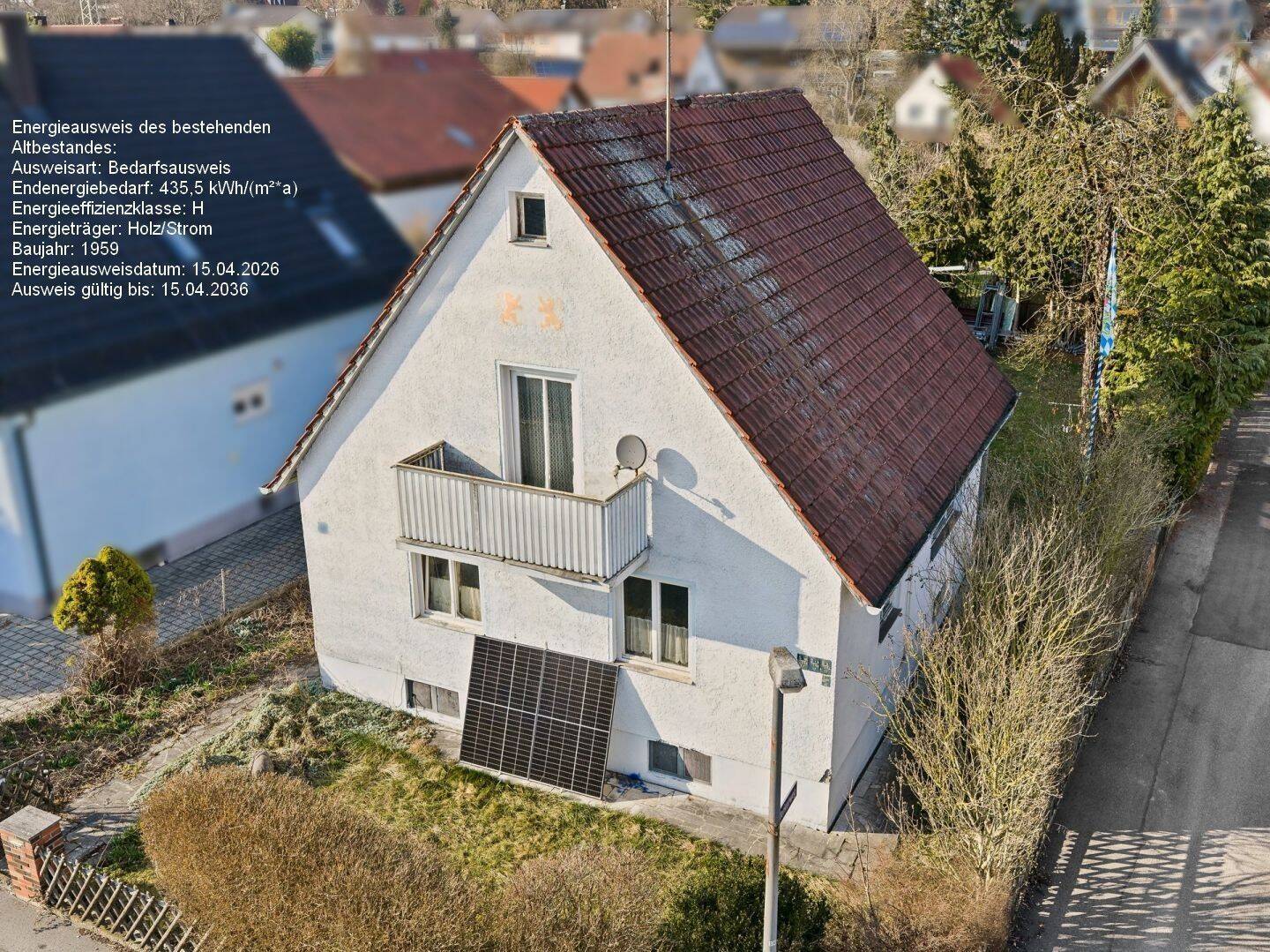 Investoren aufgepasst: Grundstück mit vermietetem Altbestand (Einfamilienhaus) in Altdorf, 84032 Altdorf (Industriegebiet Wolfgang)