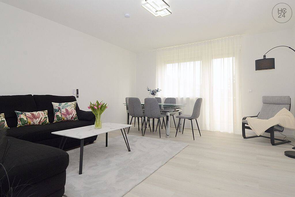 Schicke möblierte 3-Zimmer Wohnung mit Balkon und Internet in Wiesbaden Südost
