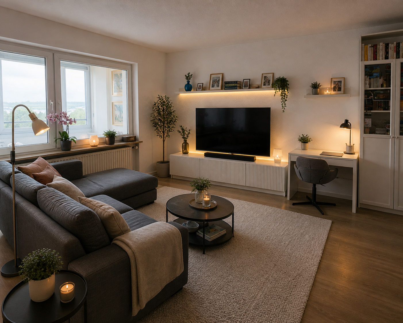 Gepflegte 1-Zimmerwohnung mit Ausblick über Schwabach, 91126 Schwabach