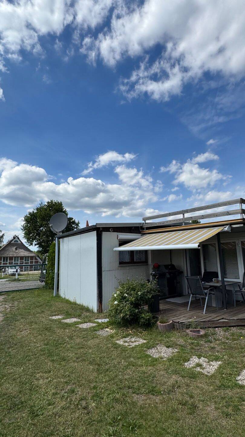 Wohnen mit Elbblick – Gemütliches Mobilheim in idyllischer Deichlage, 21039 Hamburg (Bergedorf Altengamme Curslack Neuengamme)
