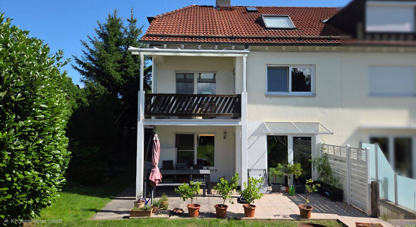 Attraktive Doppelhaushälfte in zentraler Lage von Traunstein – 155 m² Wfl., 5 Zi., Garten, 83278 Traunstein