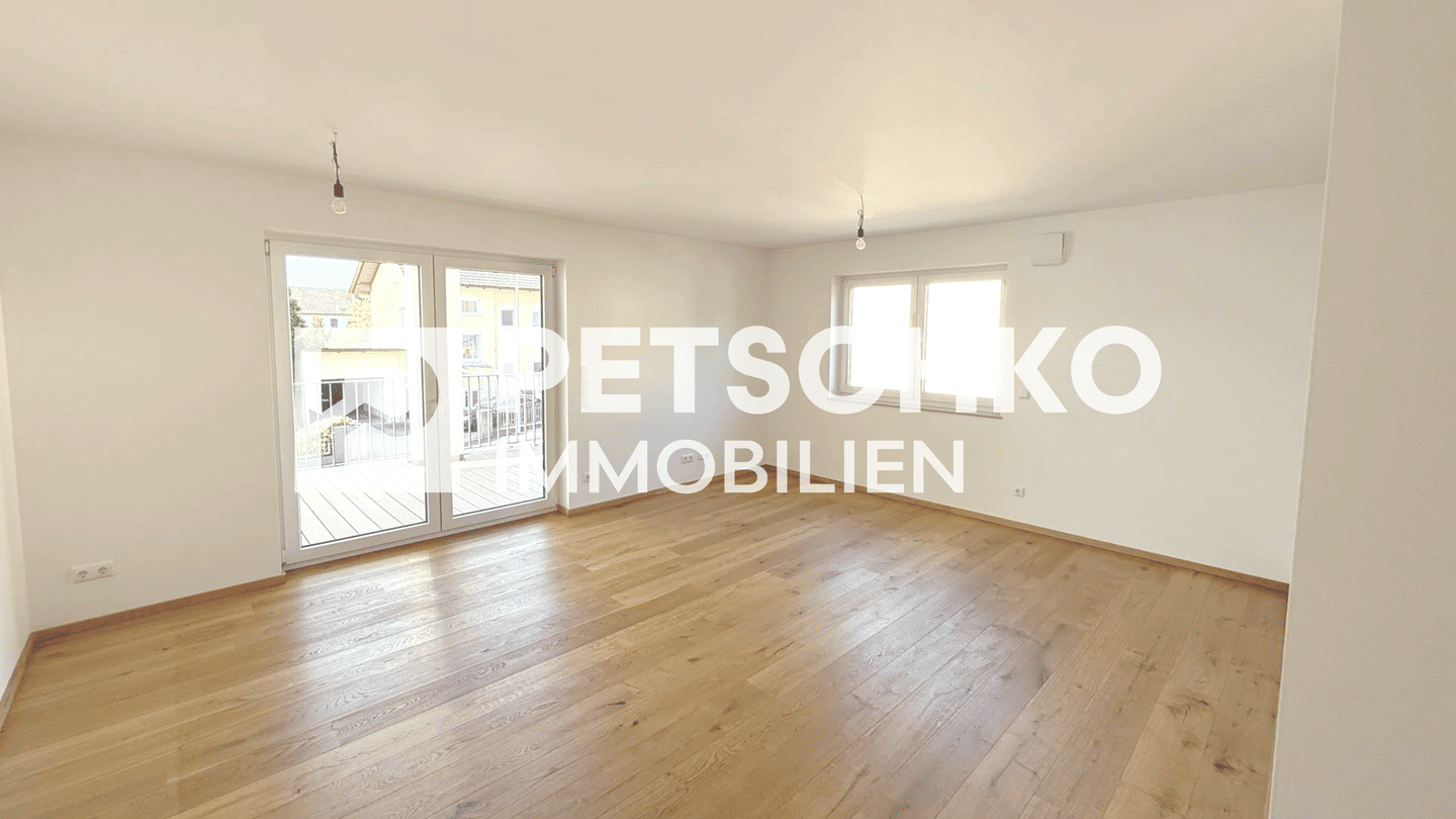 Stilvolle 3-Zimmer-Neubauwohnung mit hochwertiger Einbauküche und großem Balkon in ruhiger Lage, 84130 Dingolfing