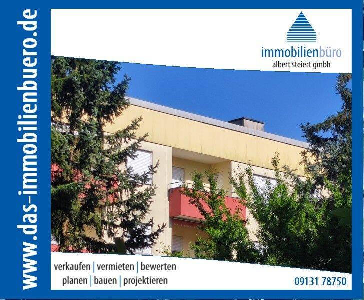 1,5 Zimmer Wohnung mit Balkon und KFZ-Stellplatz, 91054 Erlangen (Burgberg Erlangen-Nord Erlangen-Ost Innenstadt Sieglitzhof)