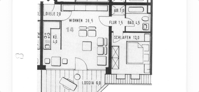 Tolle Gelegenheit – ruhig und doch zentral mit großem Balkon, 21029 Hamburg (Bergedorf Altengamme Curslack)