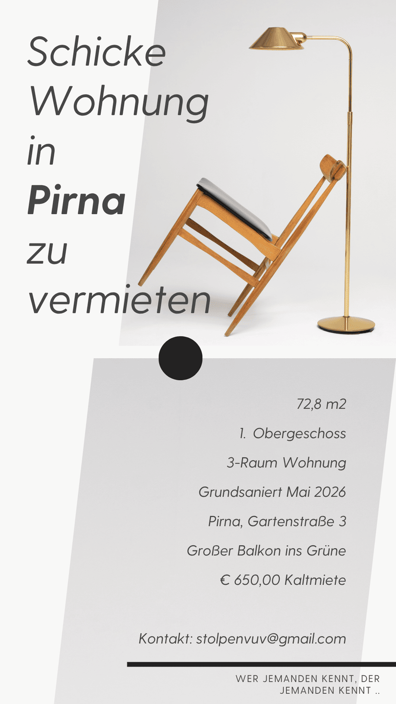Erstbezug nach Sanierung-schicke Wohnung in Pirna zu vermieten, 1796 Pirna