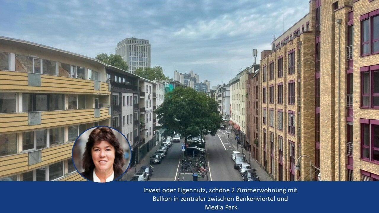 Ansprechende gepflegte 2 Zimmerwohnung in Altstadt Nord Lage Nähe Mediapark mit Balkon und Aufzug, 50670 Köln (Innenstadt-Nord Altstadt-Nord Neustadt-Nord)