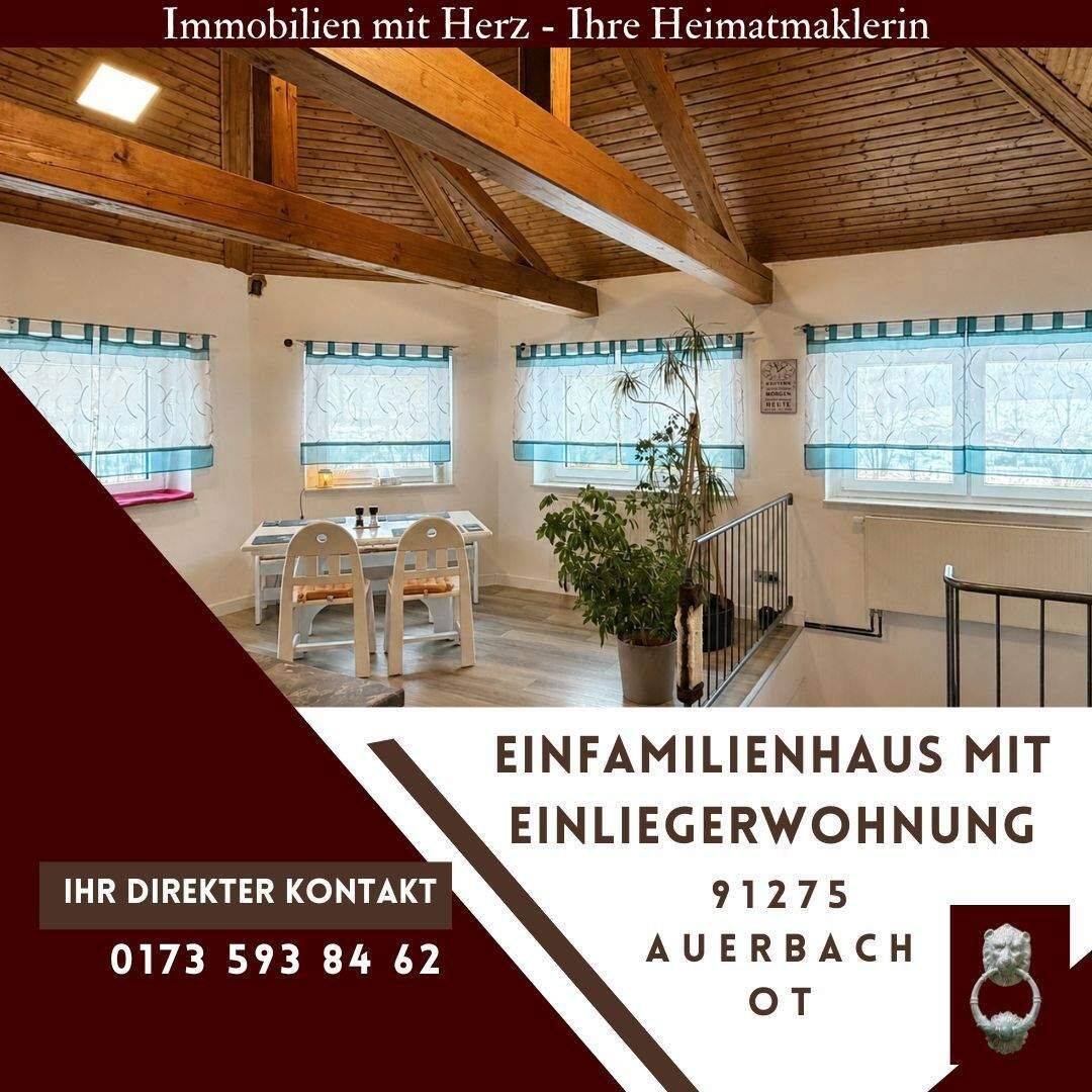 Einfamilienhaus mit Einliegerwohnung – gewerblich nutzbar, 91275 Auerbach i.d. OPf.