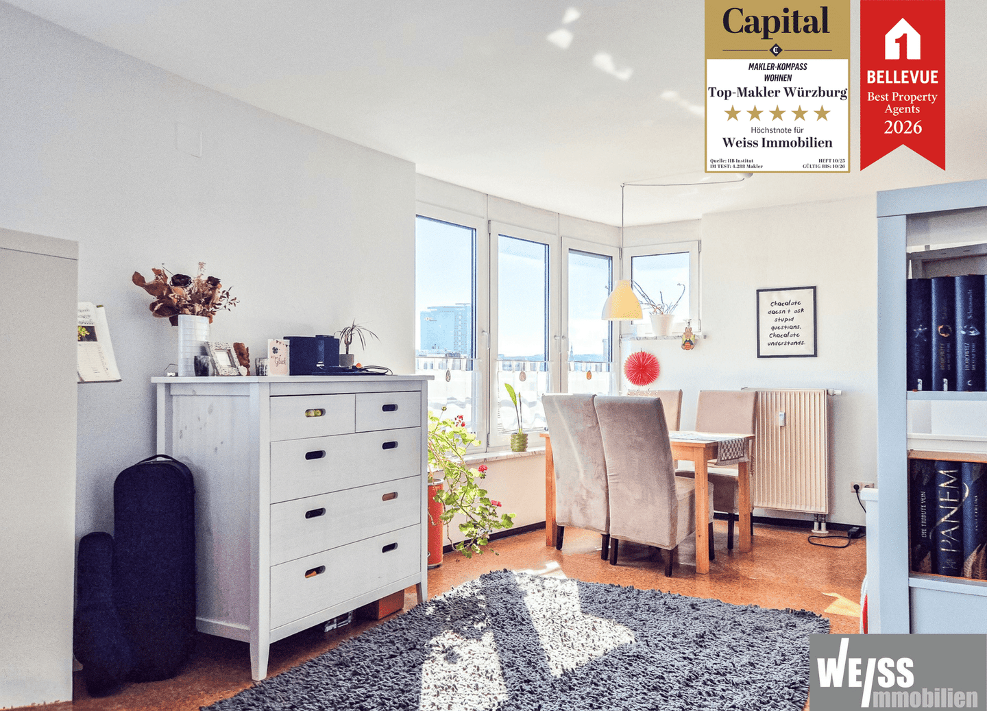 Attraktive 1-Zimmer-Wohnung mit Tiefgaragenstellplatz, 97080 Würzburg (Altstadt Dürrbachau Grombühl Oberdürrbach Unterdürrbach)