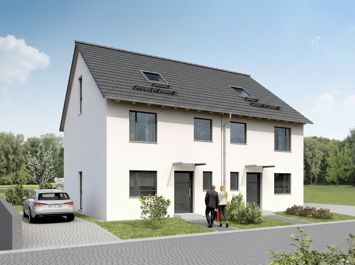 Energieeffiziente Neubau-Doppelhaushälfte – KfW-förderfähig mit eigenem Garten und Keller, 72144 Dußlingen