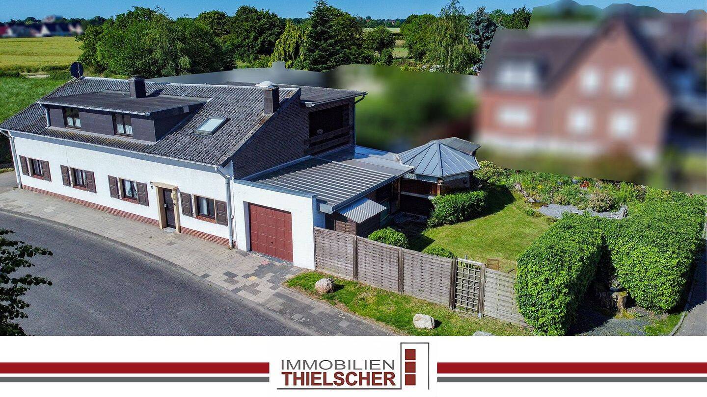 Einfamilienhaus mit Garage und seitlichem Grundstück mit Bebauungsoption in Geilenkirchen, 52511 Geilenkirchen