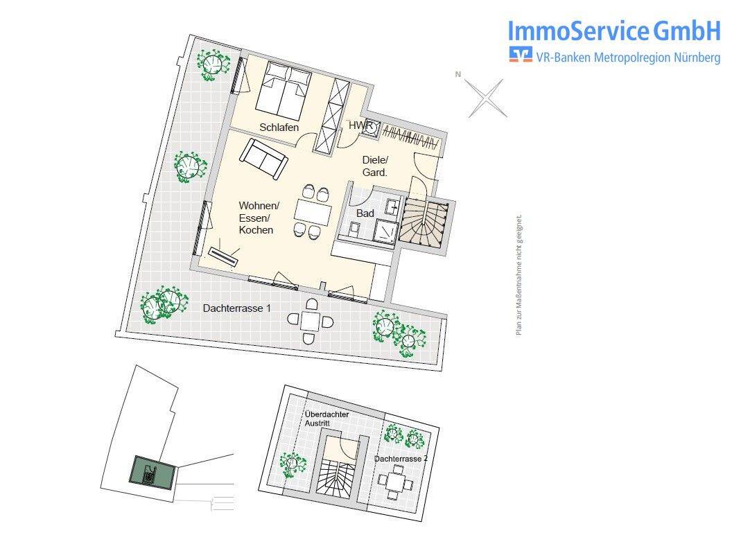 Ansprechende Wohnanlage im Nürnberg Nord: 60 stilvolle Neubau-ETW und 10 Büroeinheiten in Stadtlage!, 90409 Nürnberg (Großreuth h. d. Veste Gärten h. d. Veste Maxfeld Schoppershof)
