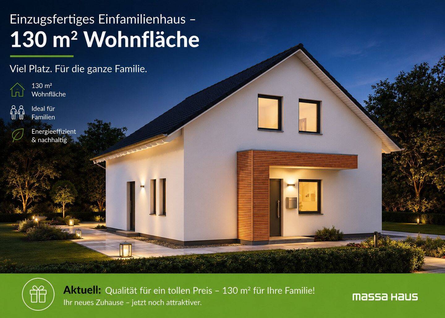130 m² – Außen fertig – Innen selber machen – mit Bodenplatte, 72829 Engstingen