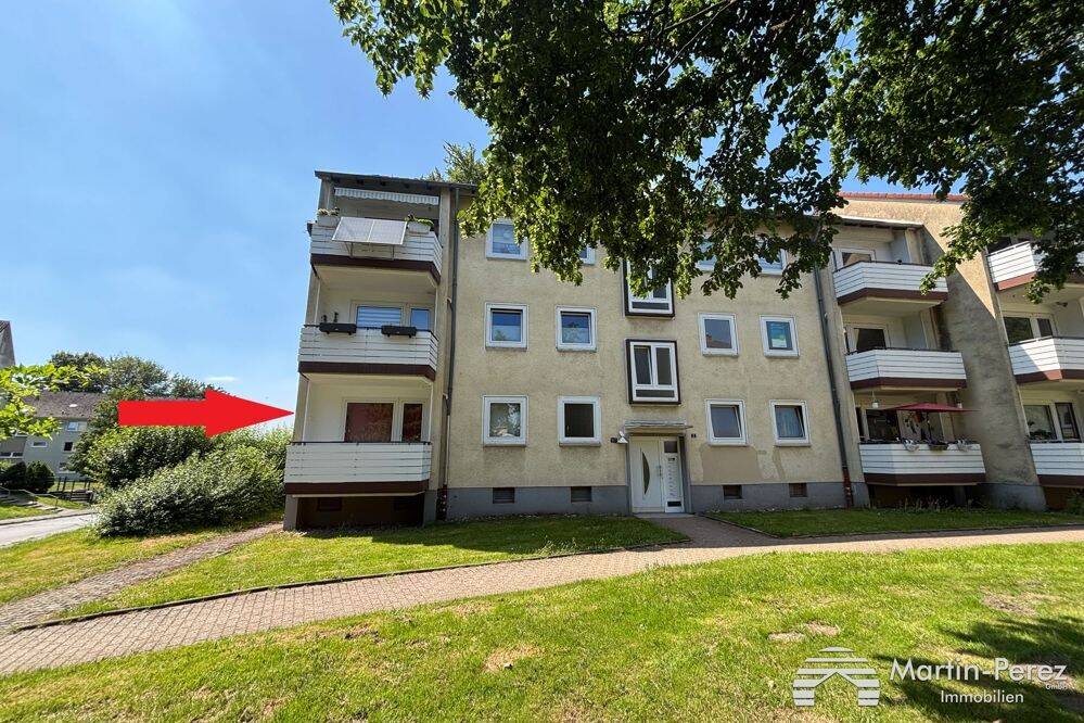 gepflegte Eigentumswohnung – 2,5 Zimmer – Balkon – Dortmund, 44388 Dortmund