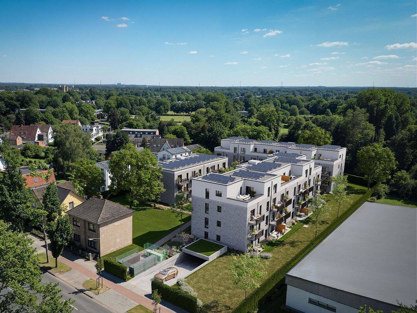 Neubau 56 Wohnungen + Tiefgarage in KfW 40, 22143 Hamburg (Wandsbek Rahlstedt)