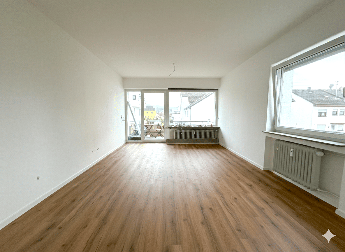 Renovierte 3-Zimmerwohnung mit neuem Bad, Einbauküche, Balkon und Garage, 72585 Riederich