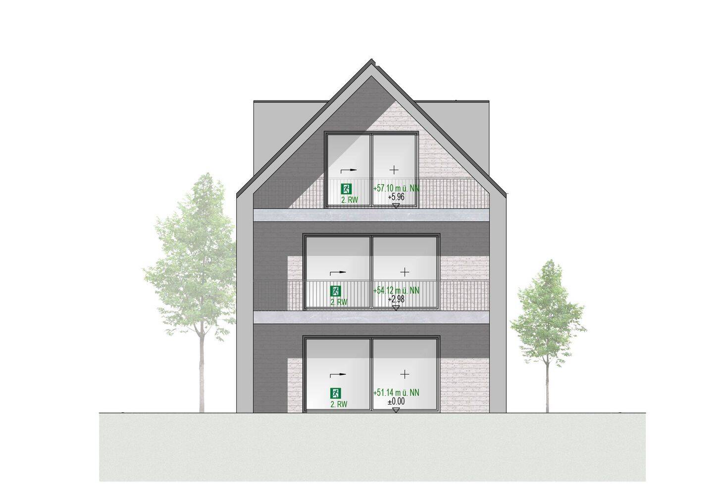 Energieeffizient, modern und barrierefrei: 3-Zimmer-Neubauwohnung mit Balkon, 46325 Borken
