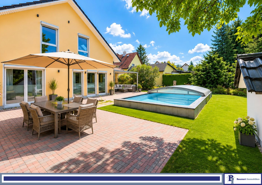 Außergewöhnliches Einfamilienhaus mit Wellnessgarten in Mahlsdorf-Nord, 12623 Berlin (Marzahn-Hellersdorf Kaulsdorf Mahlsdorf)