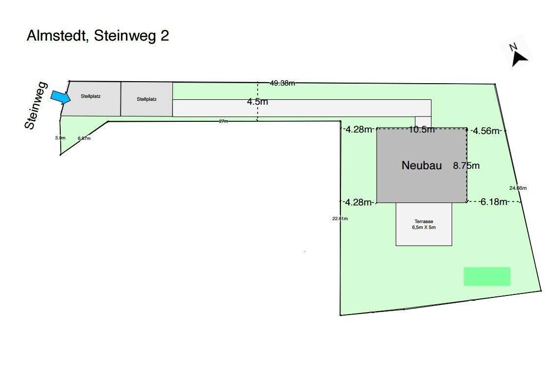 Voll erschlossenes Baugrundstück Almstedt – Mit positivem Bauvorbescheid für Ihre Traum-Stadtvilla, 31079 Sibbesse (Almstedt)