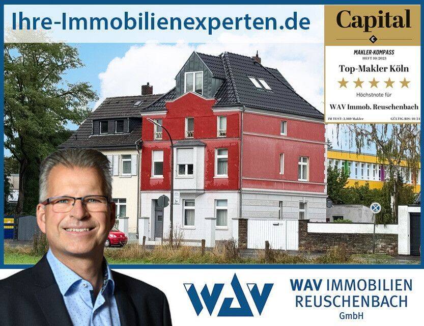 Dreifamilienhaus mit schönem Garten im Herzen von Sürth, 50999 Köln (Rodenkirchen Hahnwald Sürth Weiß)