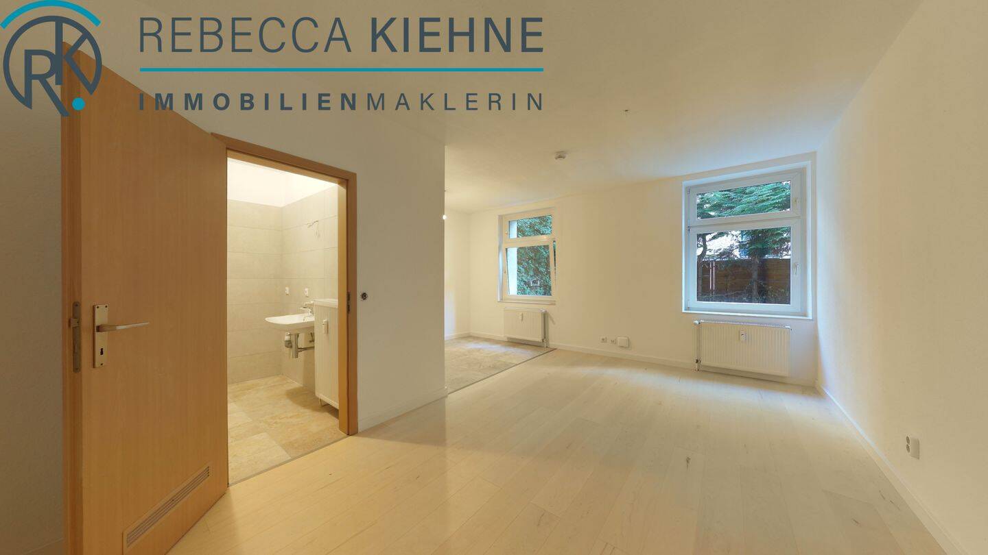Modern wohnen auf kleinem Raum – sanierte 1-Raum-Wohnung mit Charme inkl. 500 € Küchenbonus!, 6114 Halle (Saale) (Am Wasserturm Giebichenstein Innenstadt Paulusviertel Trotha)