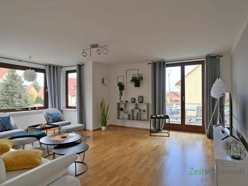 (EF0734_M) Erfurt: Brühlervorstadt, neu renovierte und neu möblierte Wohnung mit Parkett und Balkon, WLAN, 99092 Erfurt