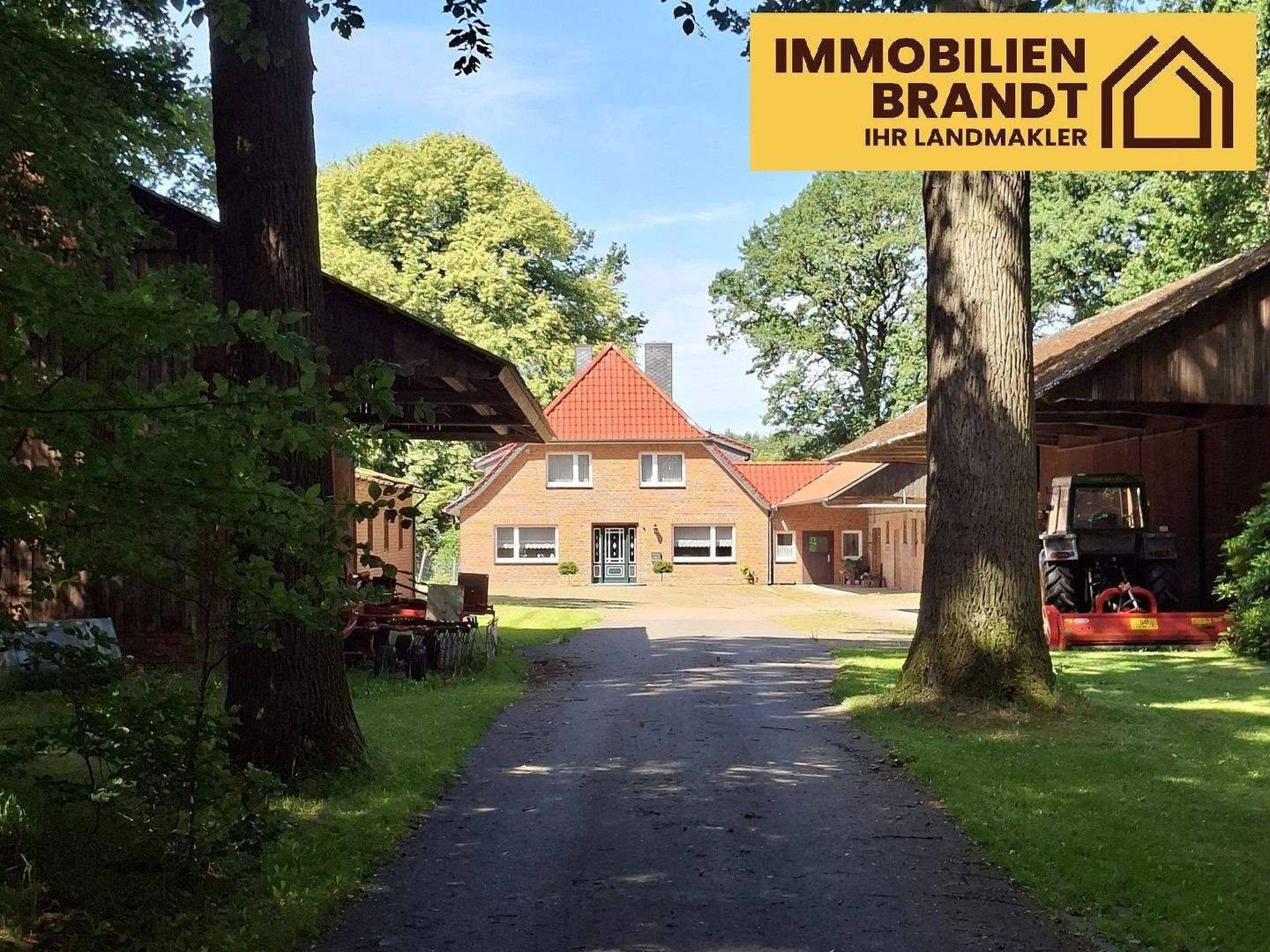 Hofanlage mit Wohnhaus, Stallungen und Weideflächen in ruhiger Lage im südlichen Landkreis Rotenburg, 27367 Ahausen