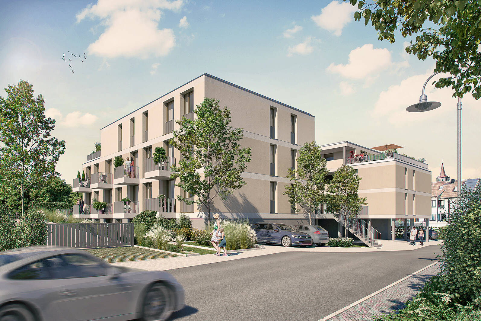 2,5 – Zimmer – Neubau – Levelwohnung mit Aufzug und Balkon A2.1, 71287 Weissach