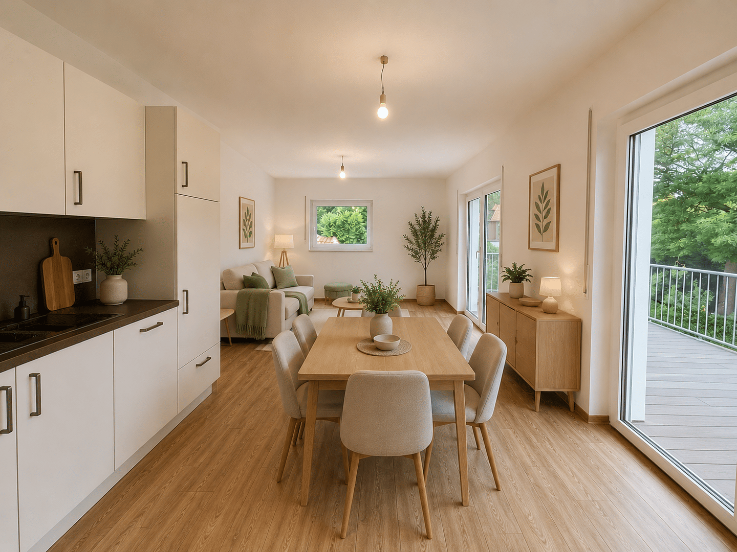 Lichtdurchflutete 2ZKB-Wohnung mit großzügigem Balkon & modernem Wohnkomfort in OS-Haste, 49090 Osnabrück (Eversburg Hafen Haste Pye Sonnenhügel)