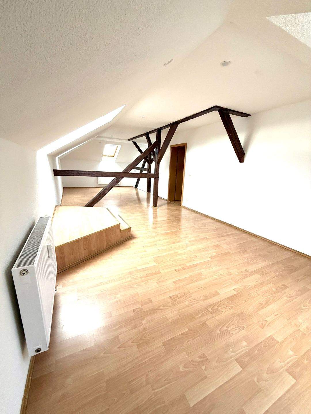 Stillvolle 4.-Zimmer-Dachgeschosswohnung mit Sichtbalken und Aufzug, 7548 Gera