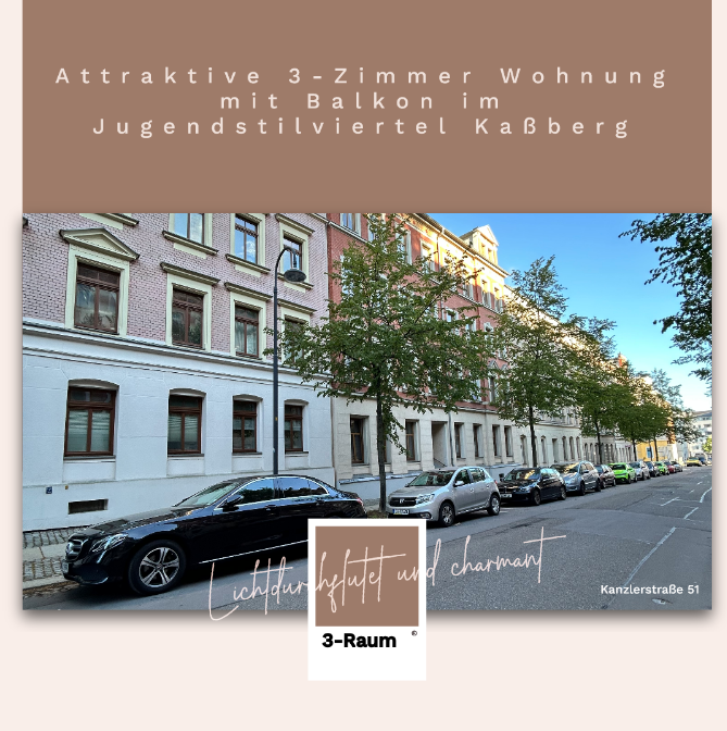 3-Zimmer-Wohnung im Herzen des Kaßbergs, 9112 Chemnitz (Altendorf Kaßberg Zentrum)