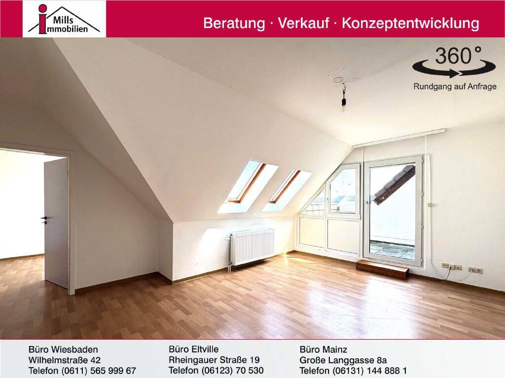 Gepflegte Eigentumswohnung mit Balkon und Aufzug in der schönen Pro Seniore Residenz Frankenhöhe, 55129 Mainz (Bretzenheim Ebersheim Hechtsheim)