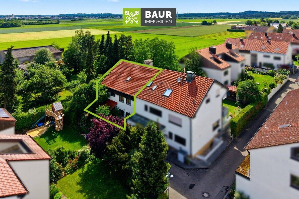 SOFORT FREI! Seltene Chance in Pfuhl Neu-Ulm. Doppelhaus in Randlage, 89233 Neu-Ulm