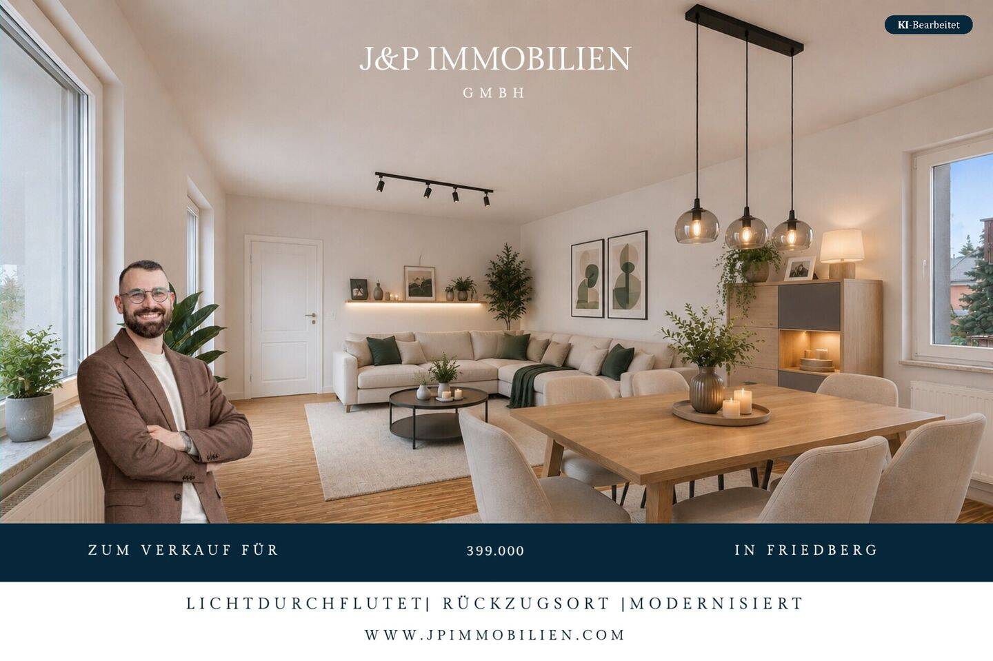 Große 5-Zimmer-Wohnung mit großer Terrasse, lichtdurchflutet und flexiblem Wohnkonzept in Friedberg, 61169 Friedberg (Hessen)