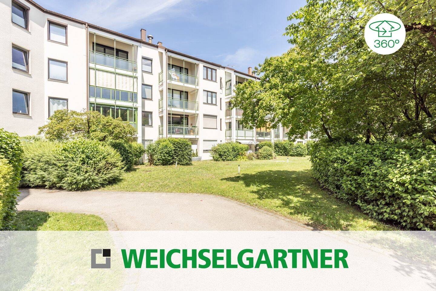 Bezugsfreie Wohnung mit Süd-Balkon und Blick in den grünen und ruhigen Innenhof inkl. TG-Stellplatz, 81929 München (Bogenhausen Trudering-Riem)