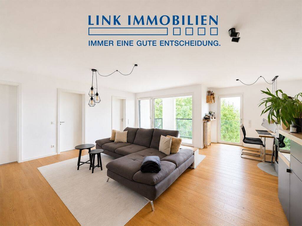 Seepark-Möhringen | Exklusive 3-Zimmer-Wohnung mit Aufzug, Balkon und Tiefgaragenstellplatz, 70567 Stuttgart (Möhringen)